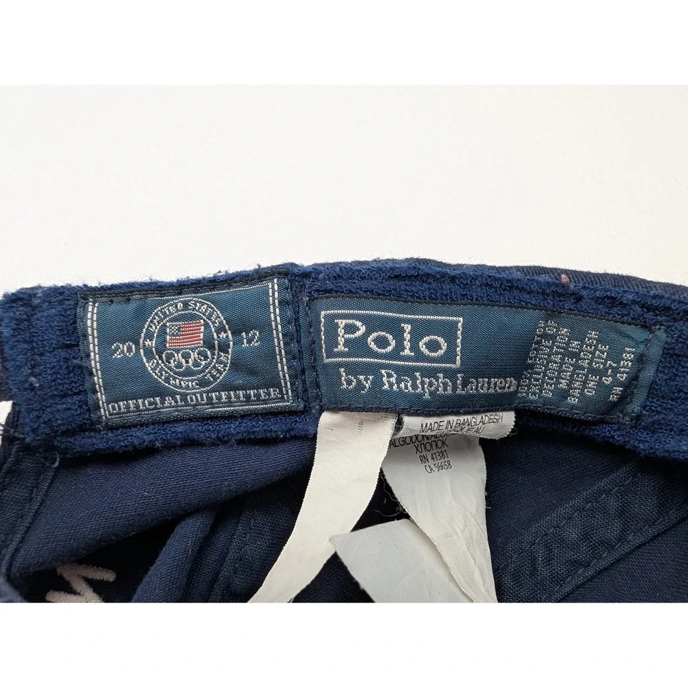Polo Ralph Lauren Kids Navy Blue 2012 London Olympics USA Team Baseball Hat 4-7